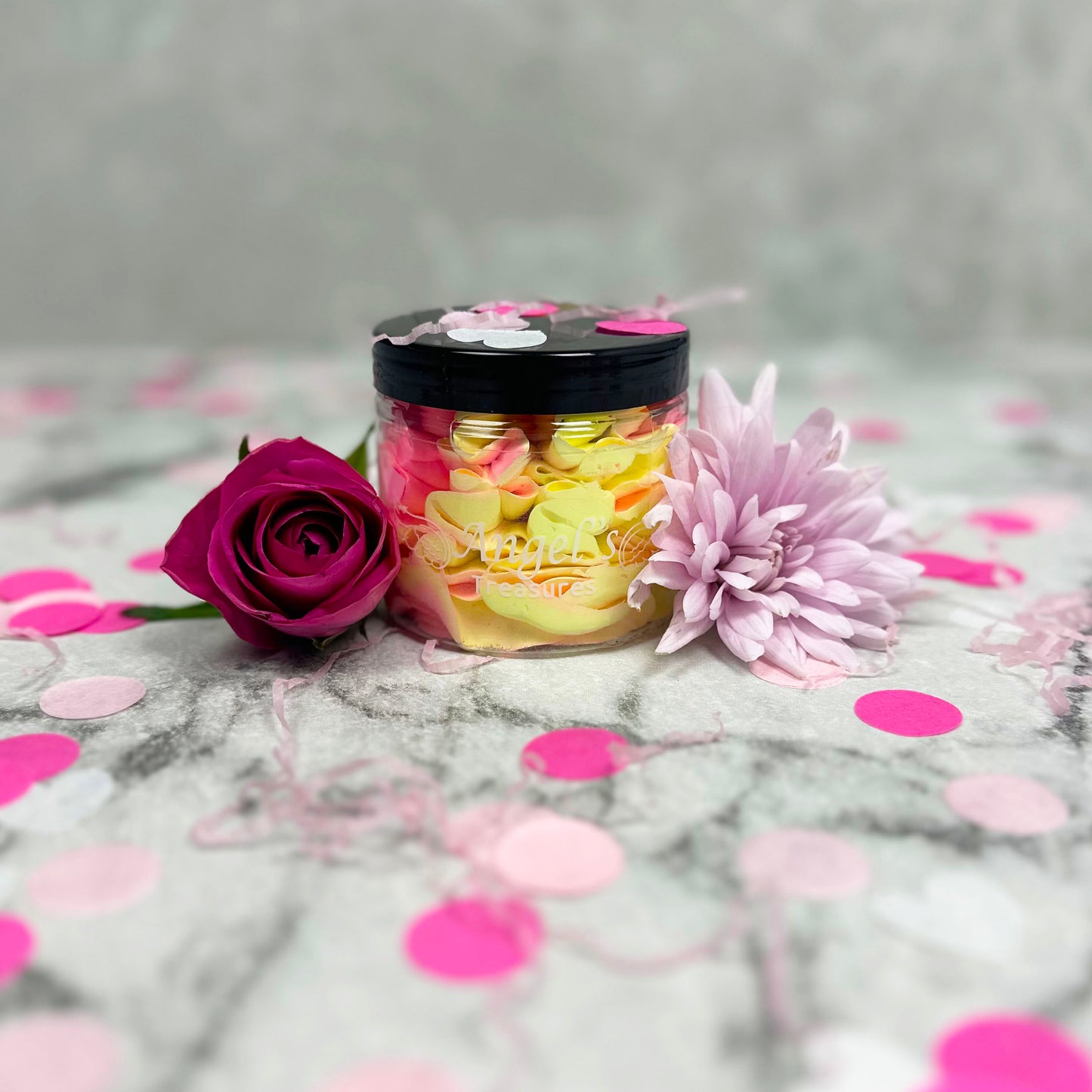 "Prosecco Raspberry" Whipped Soap/ Shower Fluff